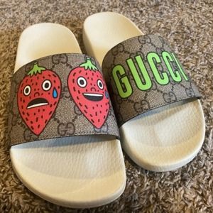 Rare Gucci Strawberry Slides